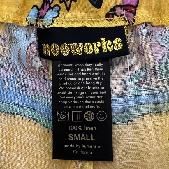 Nooworks Dog Party Linen Pants πΆπ - Picture 8 of 9